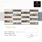 maron blue silver