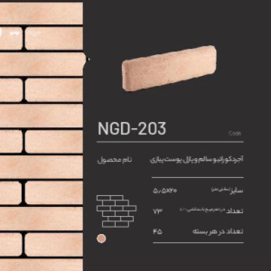 آجر نسوز دکوراتیو NGD-203